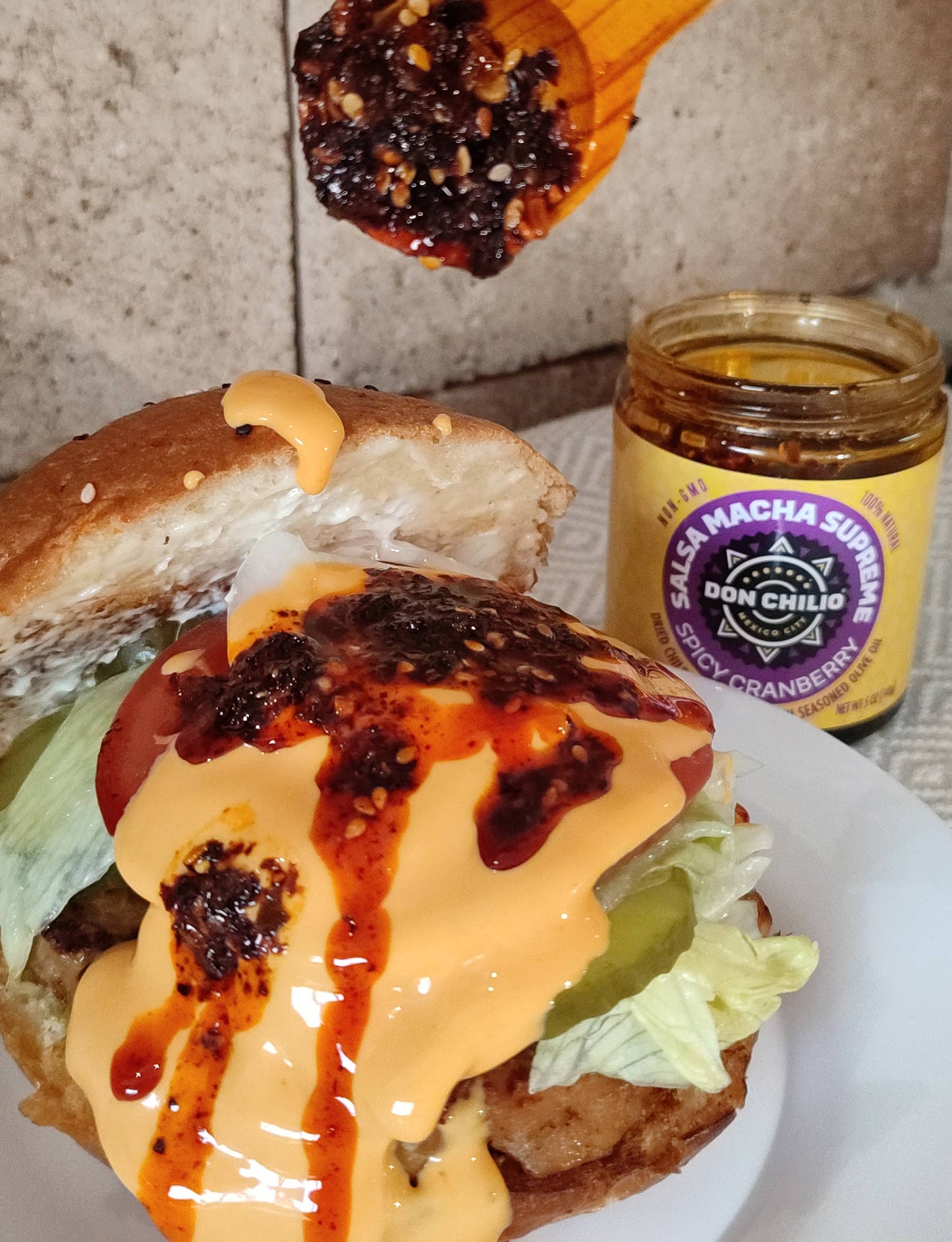 Don Chilio Spicy Cranberry Salsa Macha Supreme