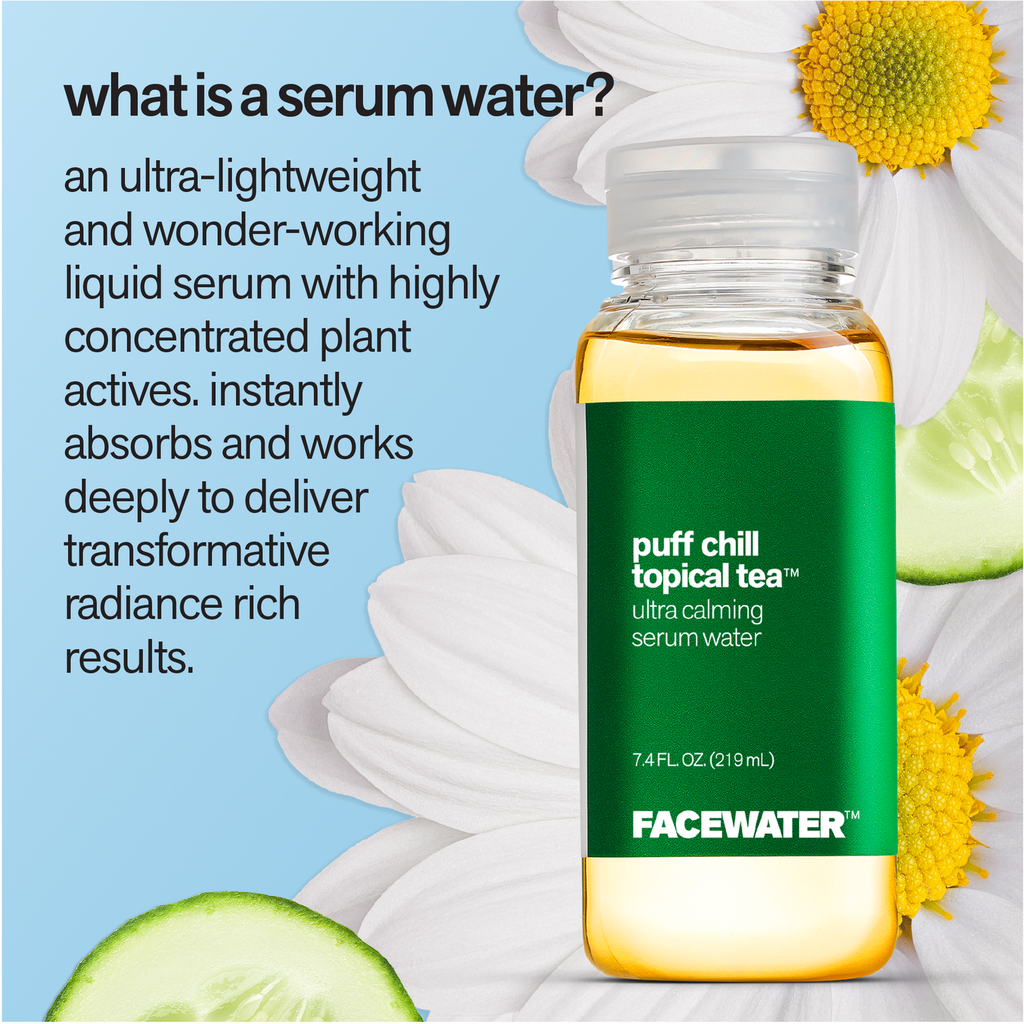 Puff Chill Topical Tea Serum Water