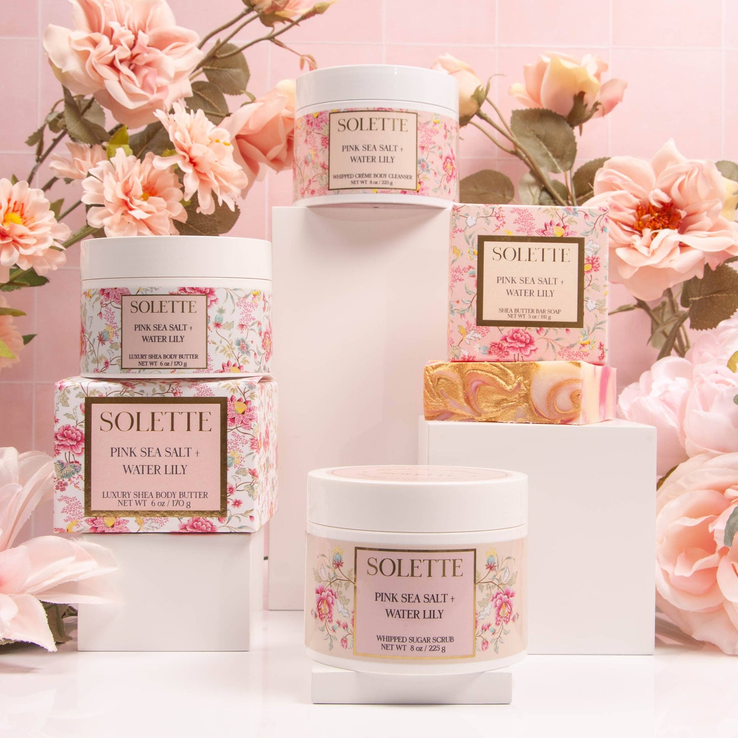 Pink Sea Salt + Water Lily Body Butter
