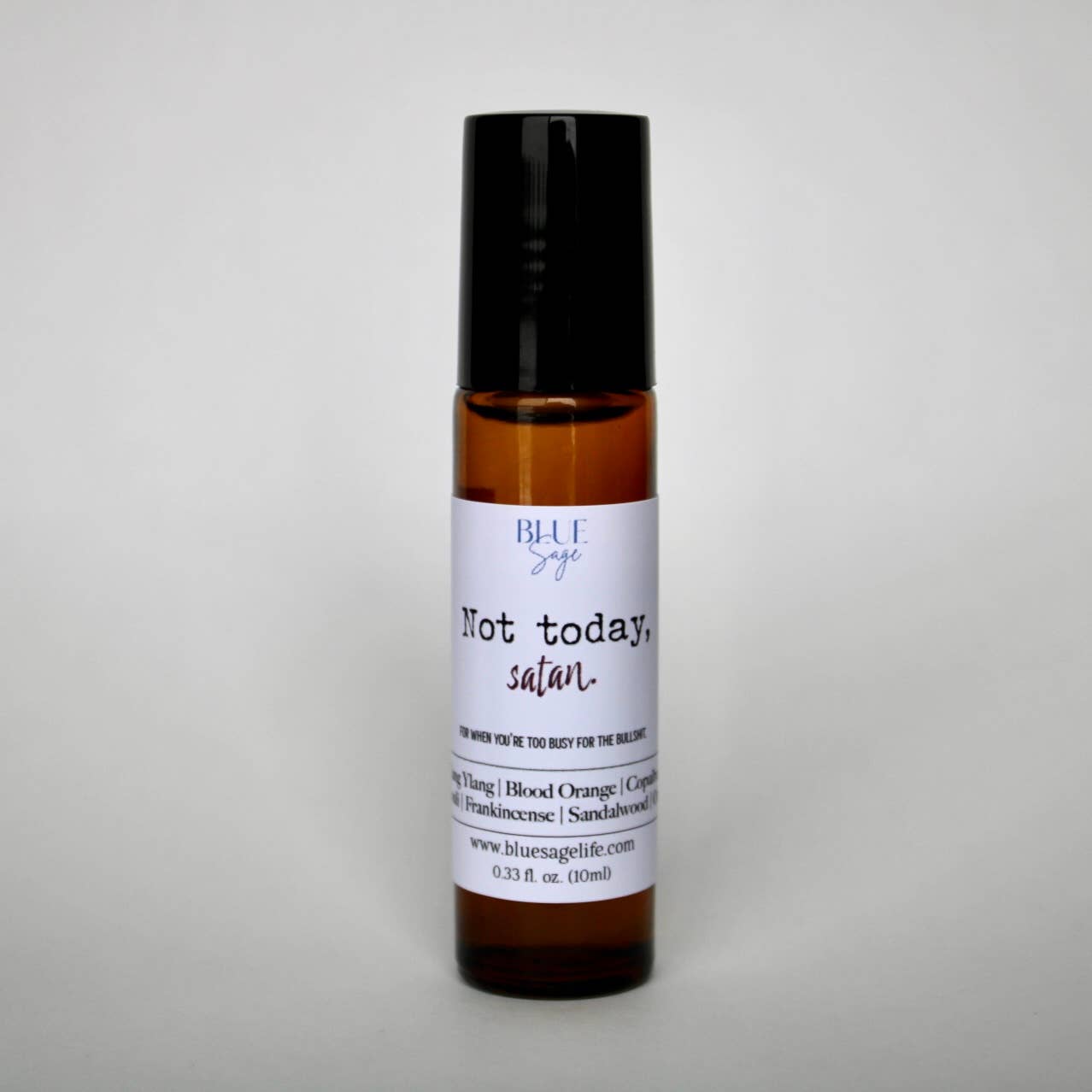 "Not Today Satan" | Essential Oil Aromatherapy Roller