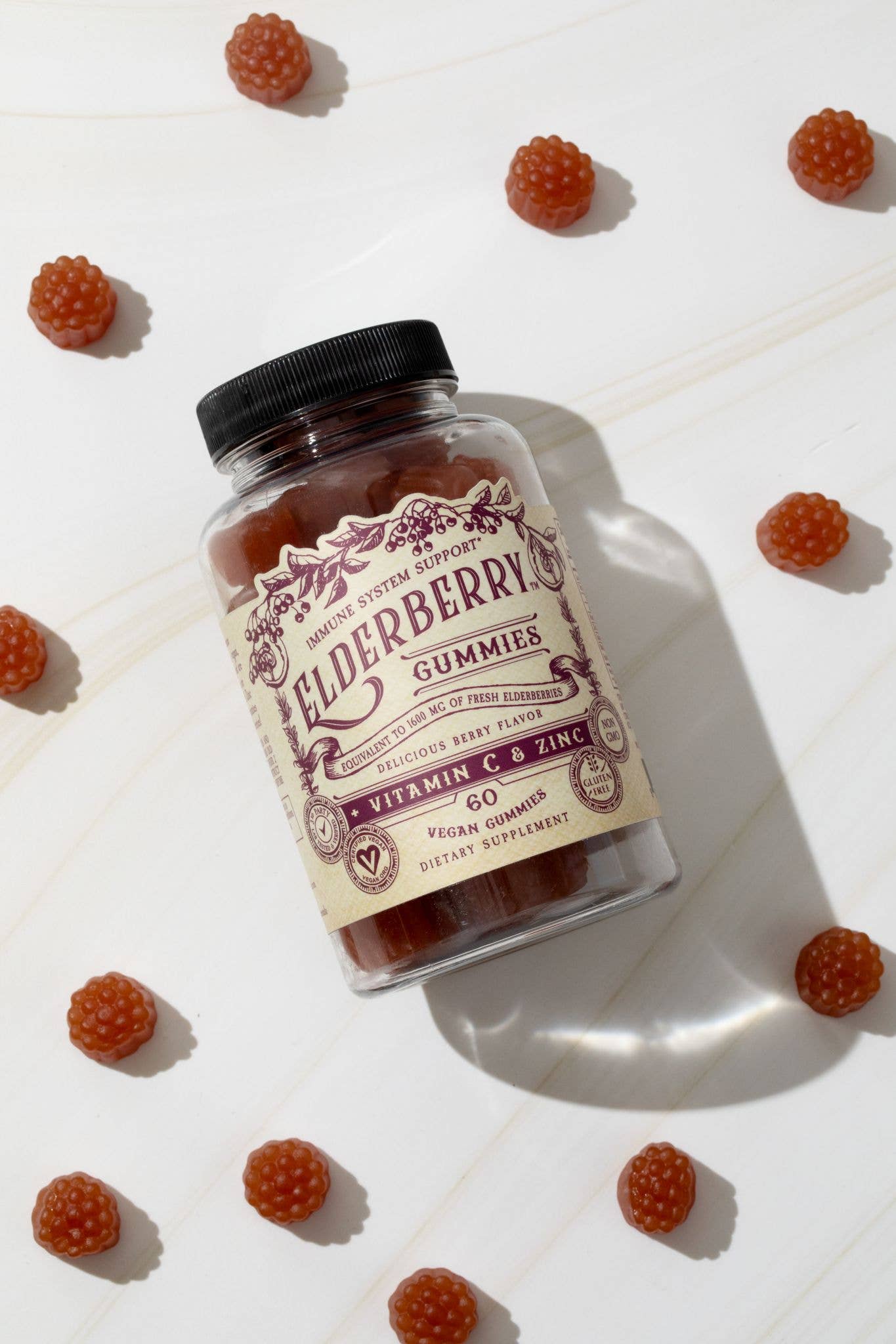 Elderberry Gummies with Zinc+Vitamin C