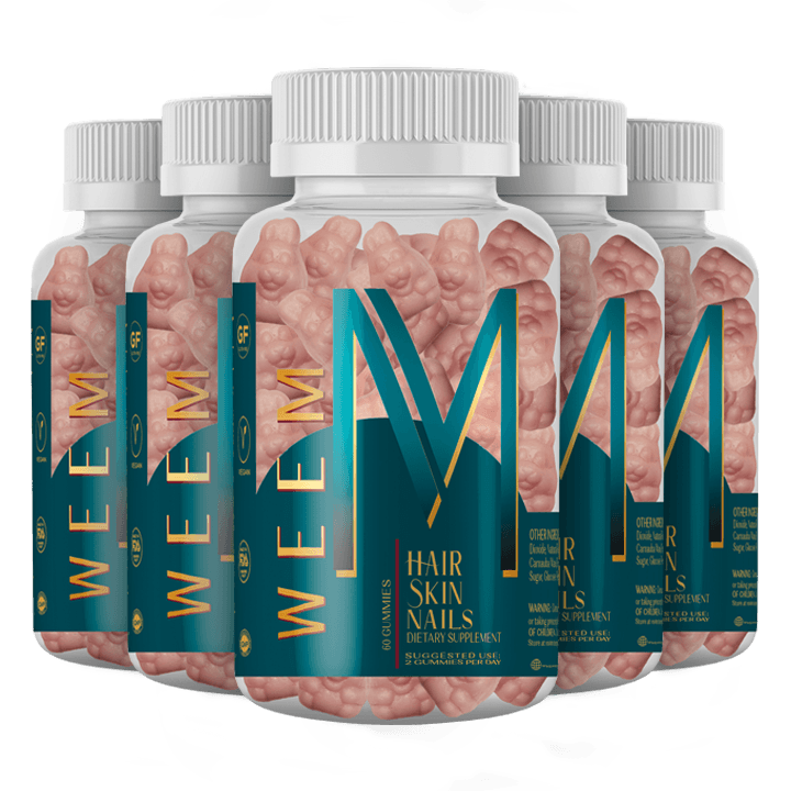 Hair Skin and Nail Gummies - Grow thicker and fuller hair.
