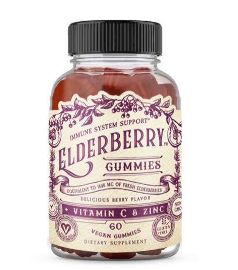 Elderberry Gummies with Zinc+Vitamin C