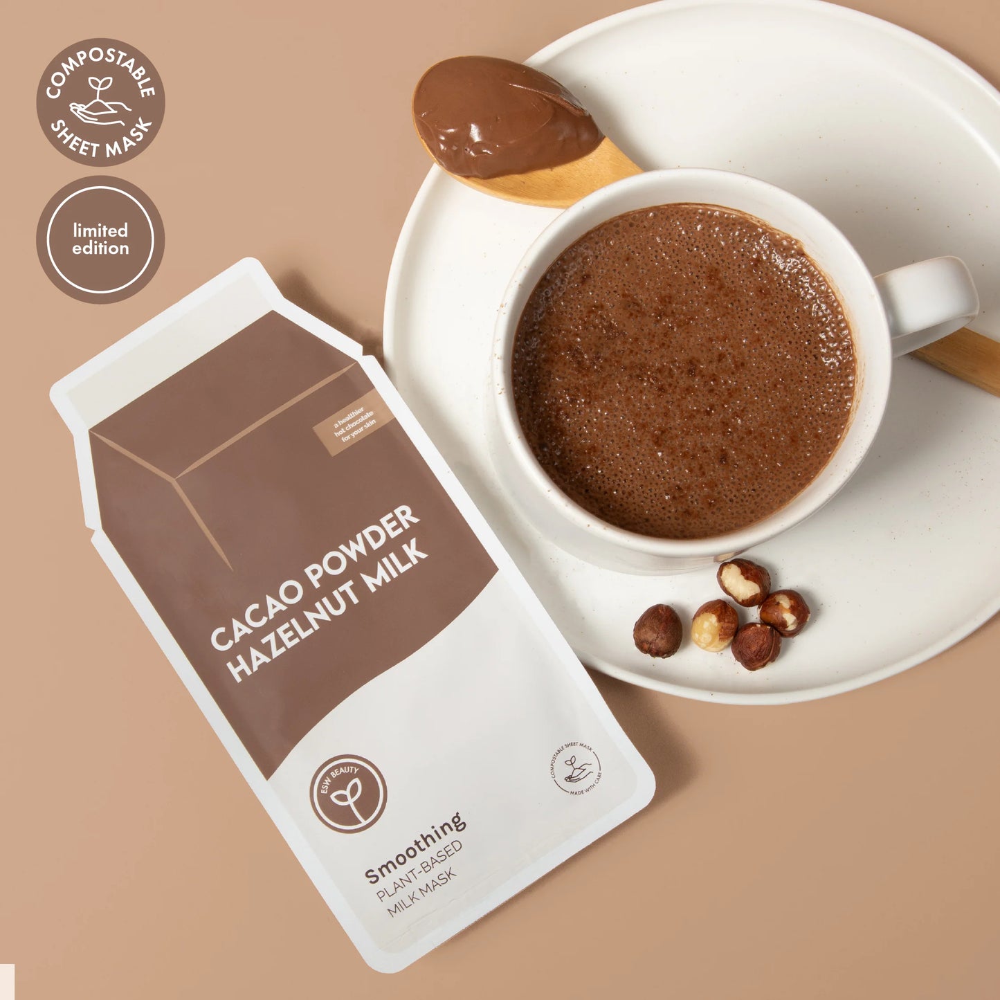 ESW Beauty - Cacao Powder Smoothing Plant-Based Milk Mask