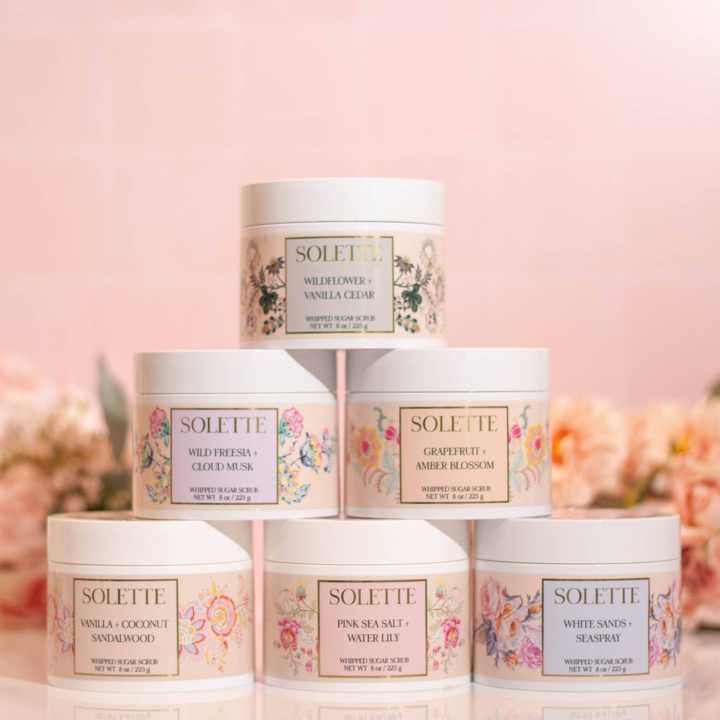 Wildflower + Vanilla Cedar Whipped Sugar Scrub