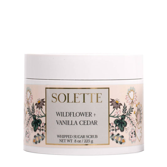Wildflower + Vanilla Cedar Whipped Sugar Scrub